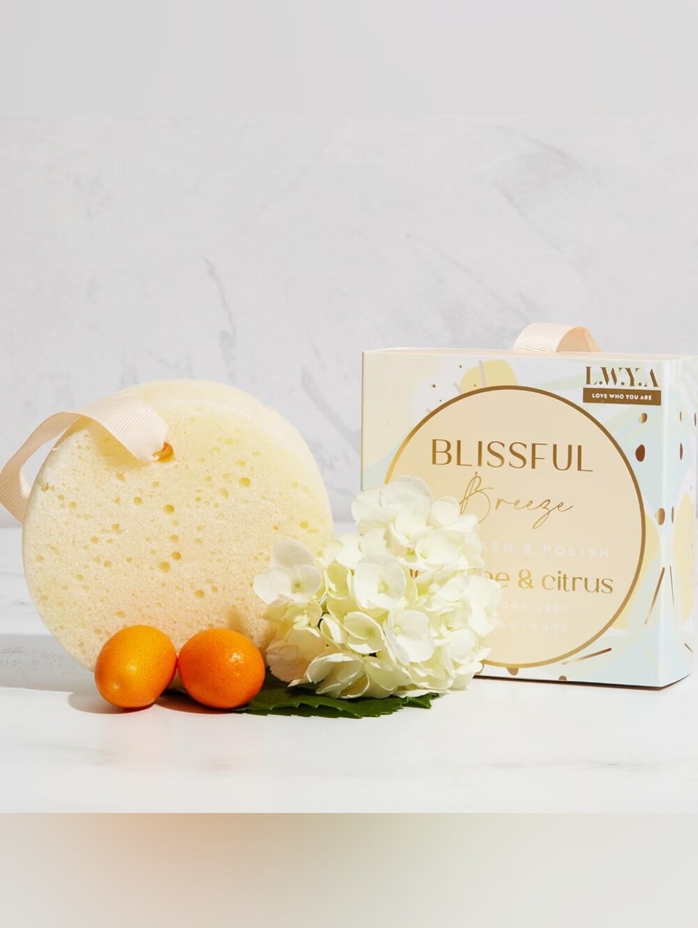 Blissful Breeze Jasmine & Citrus Body Wash & Polish Buffer From LWYA - Picture 3 of 5